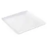 Tablecraft Sierra Collection Square Serving Platter White 16"x16"x1.25" - Melamine
