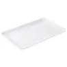 Tablecraft Sierra Collection Rectangular Serving Platter White 21"x13"x1.25" - Melamine