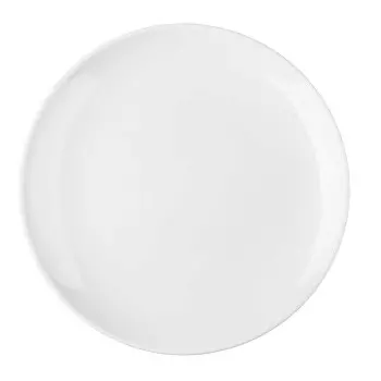 Tablecraft Sierra Collection Round Serving Platter White 14"x14"x1.25" - Melamine