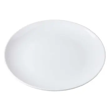 Tablecraft Sierra Collection Oval Serving Platter White 20"x15.25"x1.375" - Melamine