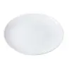Tablecraft Sierra Collection Oval Serving Platter White 18"x13.75"x1.25" - Melamine