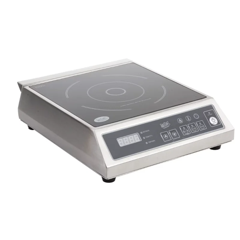 Tablecraft Electric Induction Portable Cooktop 1800W (120 Volts) Oz. 13.25"x16.5"x4.25" - Glass (Schott) - NSF