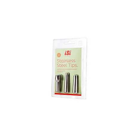 iSi 2717 iSi Stainless Steel Decorator Tips - Set of 3 Accessories and Parts iSi 2717 iSi Stainless Steel Decorator Tips - Set of 3 Accessories and Parts