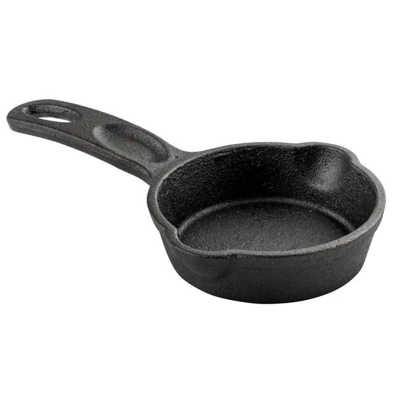 Tablecraft Cast Iron Cookware Round Mini Skillet Oz. 6.875"x4.125"x1.25" - Cast Iron