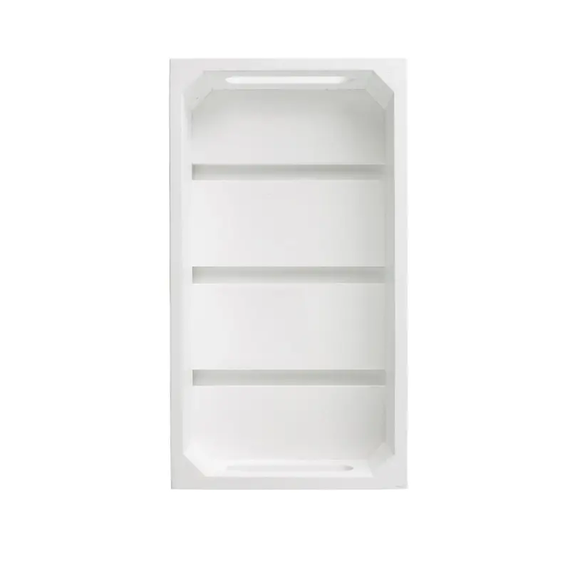 Tablecraft Crate White 12.75"x6.875"x2.75" - Wood (Rubberwood)