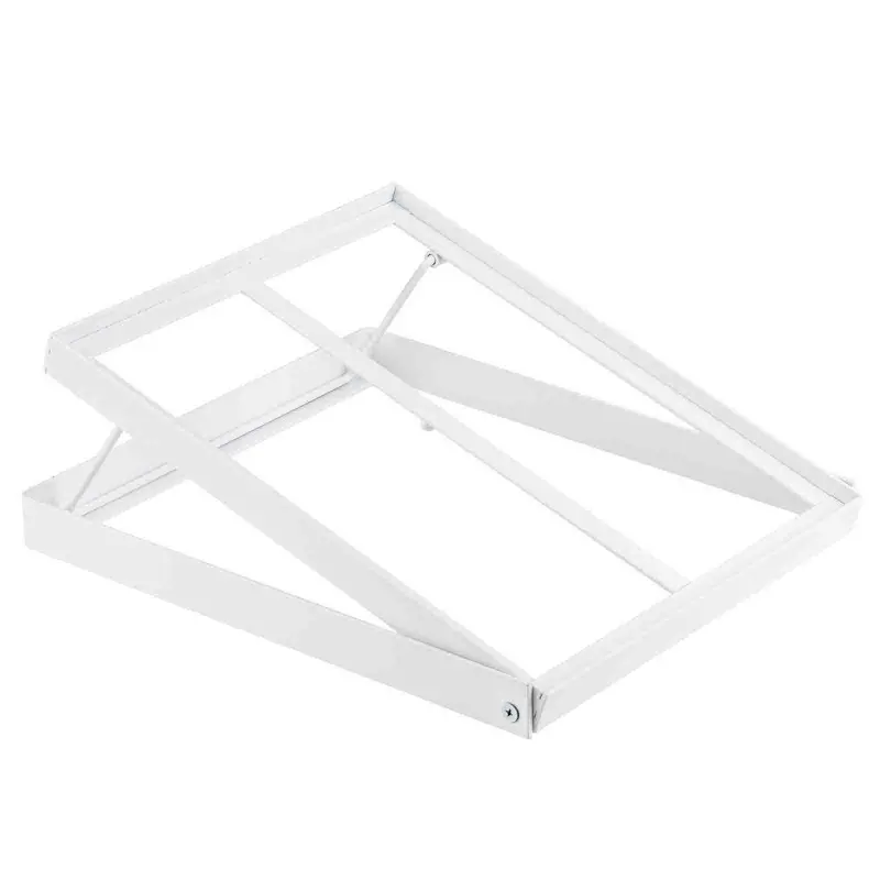 Tablecraft Individual Tiered Frame White 11.5"x13.5"x4.5" Fits Gastronorm Wood Half-Size Crates