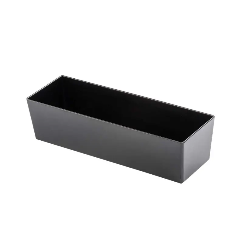 Tablecraft Simple Solutions Half Long Deep Straight-Sided Bowl 8.75 Qts Black 19"x6.375"x5" - Melamine - TableCraft