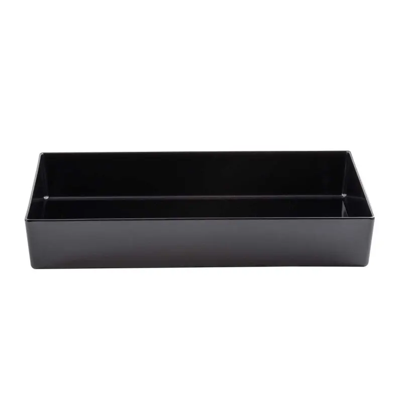 Tablecraft Simple Solutions Full Size Straight-Sided Bowl 10 Qts Black 19"x12.75"x3" - Melamine