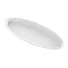 Tablecraft Fish Platter 21"x9"x1.75" White Nylon Coated Cast Aluminum