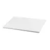 Tablecraft Rectangular Platter 13"x10.5"x.375" Aluminum Fits Cooling Plates with White Coating