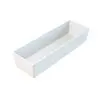 Tablecraft Contemporary Collection Straight-Sided Bowl 2.5 Qts 4.75"x14.25"x3" White Nylon Coated Cast Aluminum