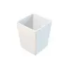 Tablecraft Contemporary Collection Straight-Sided Bowl 1.5 Qts 4.75"x4.75"x6" White Nylon Coated Cast Aluminum