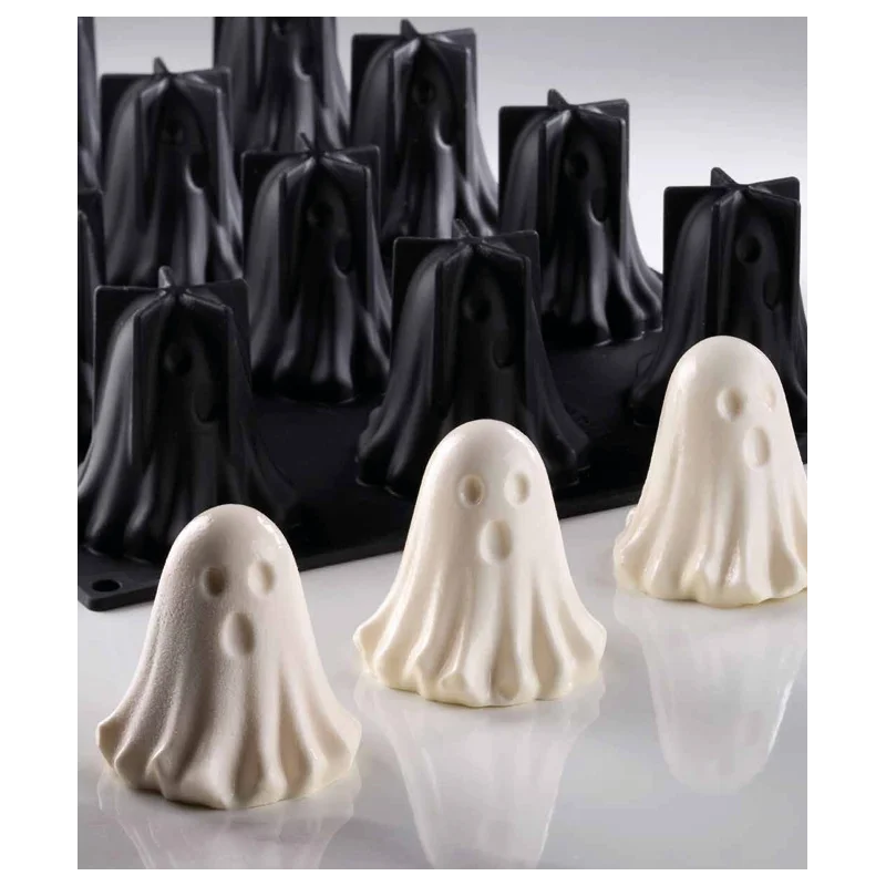Professional Single Portion Silicone Mold - Casper by Fabrizio Fiorani - ø 70 mm x 70 h mm - 12 cavity - 110 ml