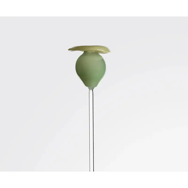 Designer Schioppetto, Yellow/Green Flower - 110 x 110 x 610 mm - Set of 6
