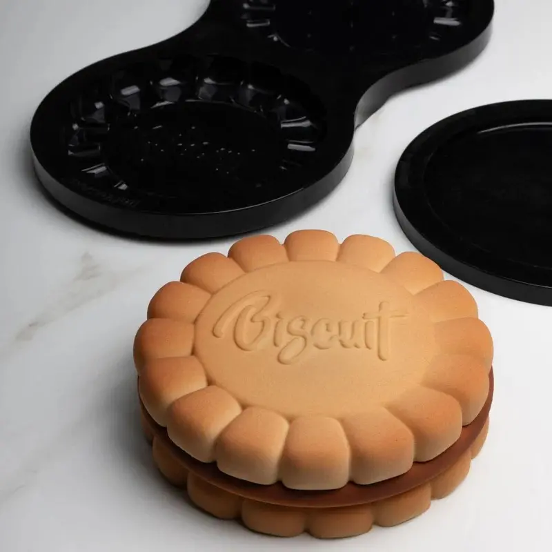 Pavoni Professional Biscuit Entremet Silicone Mold By Emmanuele Forcone - Ø mm x 160 mm x h 52 mm - 920 ml