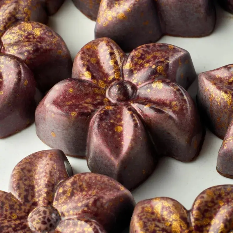 Pavoni Italia Professional Polycarbonate Flora Chocolate Praline Mold - Ø mm x 38 mm x h 12 mm - 10 gr - 24 cavity Pavoni Italia Professional Polycarbonate Flora Chocolate Praline Mold - Ø mm x 38 mm x h 12 mm - 10 gr - 24 cavity