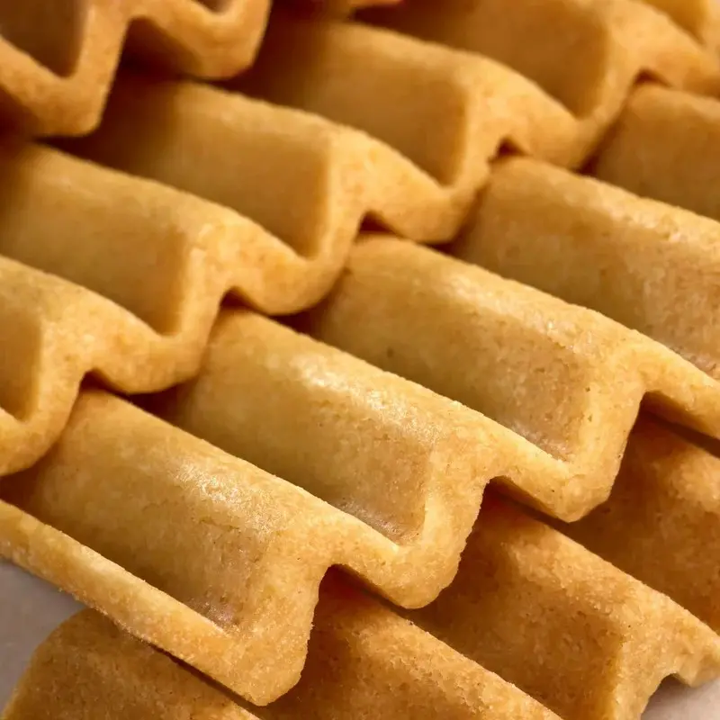 Pavoni Italia Zig Zag Decoration & Puff Pastry Silicone Mold by Paolo Griffa - 250 mm x 250 mm