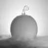 Designer Echoes Round Medium Cloche With Smoker Hole - 230 x 230 x 230 mm