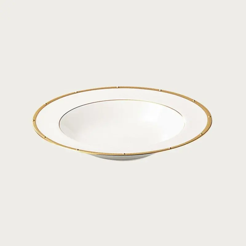 Noritake Rochelle Gold Collection Soup Plate 21.5cm - Set of 4 Noritake Rochelle Gold Collection Soup Plate 21.5cm - Set of 4