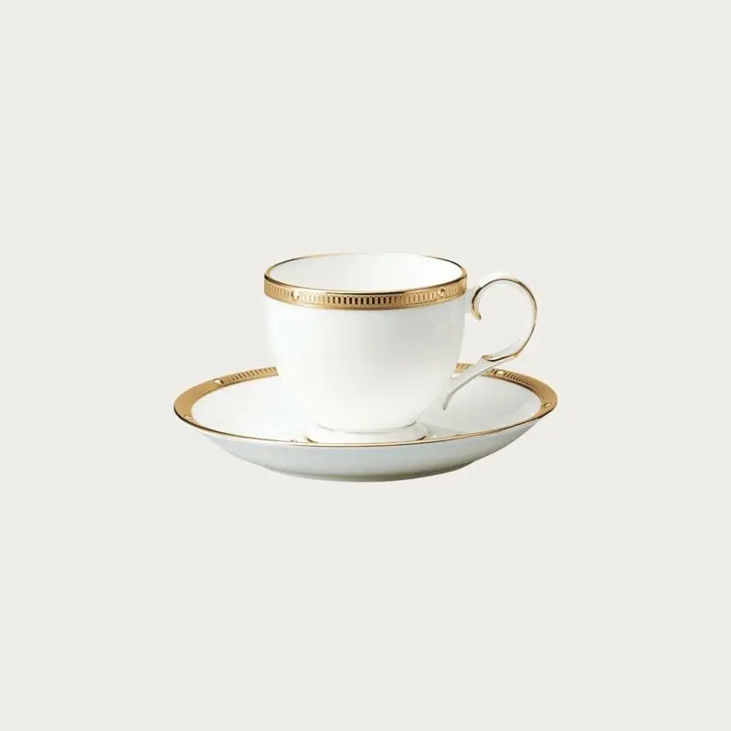 Noritake Rochelle Gold Collection Espresso Saucer 12cm - Set of 4 Noritake Rochelle Gold Collection Espresso Saucer 12cm - Set of 4