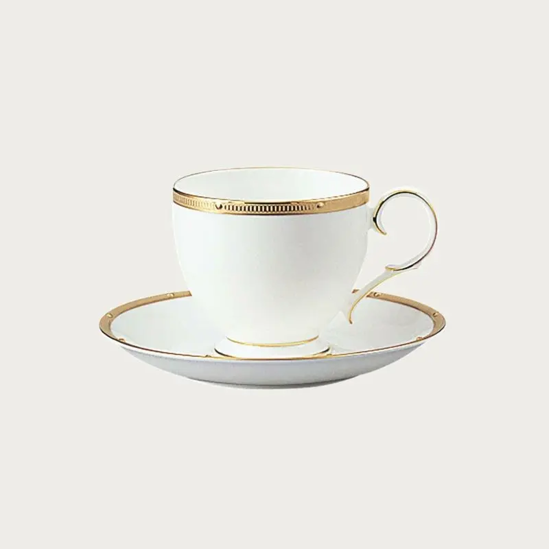 Noritake Rochelle Gold Collection Tea/Coffee Cup 250ml - Set of 4 Noritake Rochelle Gold Collection Tea/Coffee Cup 250ml - Set of 4