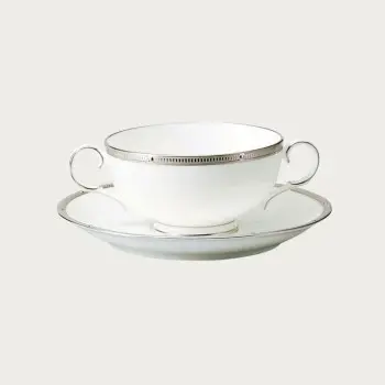 Noritake Rochelle Platinum Collection Saucer 16.5cm - Set of 4