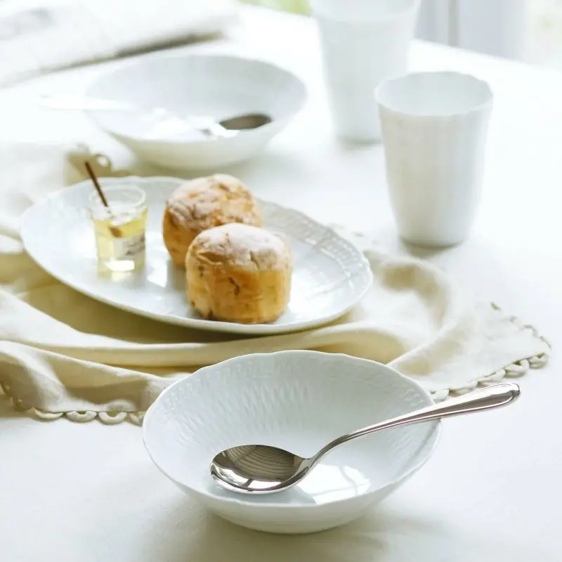 Noritake Cher Blanc Collection Bowl 17cm - Set of 4 Noritake Cher Blanc Collection Bowl 17cm - Set of 4