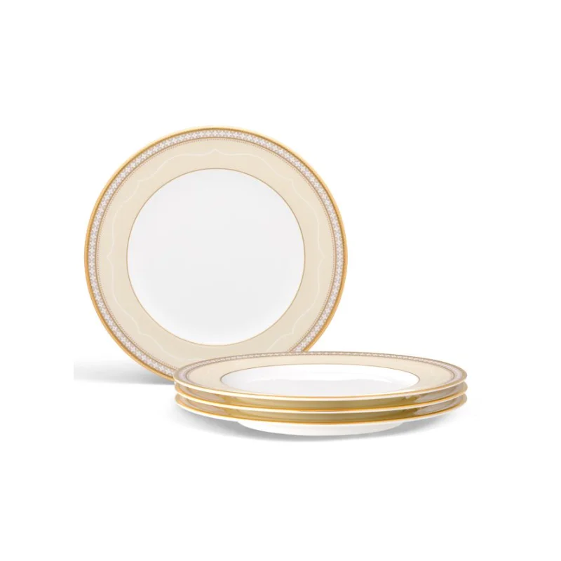 Noritake Trefolio Gold Collection Salad Plate 22cm - Set of 4 Noritake Trefolio Gold Collection Salad Plate 22cm - Set of 4