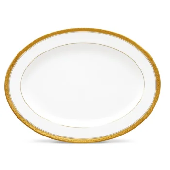 Noritake Crestwood Gold Collection Oval Platter 34.5cm