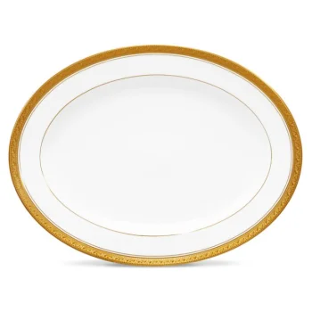 Noritake Crestwood Gold Collection Butter Relish Tray 20.5cm
