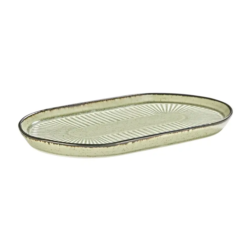 Porline Hightlight Pine Collection Sun Oval Platter 24 cm - Set of 12 Porline Hightlight Pine Collection Sun Oval Platter 24 cm - Set of 12