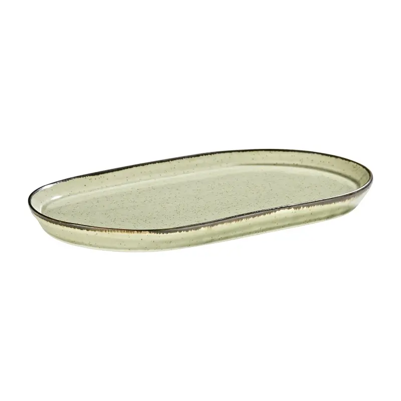 Porline Hightlight Pine Collection Oval Platter 19 cm - Set of 24 Porline Hightlight Pine Collection Oval Platter 19 cm - Set of 24