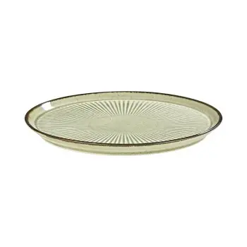 Porline Hightlight Pine Collection Sun Flat Plate 21 cm - Set of 12