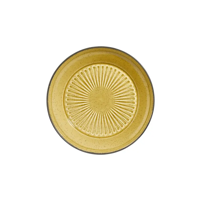 Porline Highlight Mustard Collection Sun Deep Plate 19 cm - Set of 12 Porline Highlight Mustard Collection Sun Deep Plate 19 cm - Set of 12