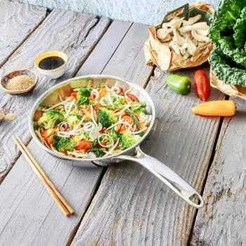 Cristel Stainless Steel Frying Pan (Ultraply®) - 11"