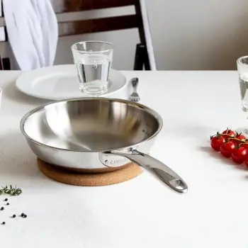 Cristel Stainless Steel Frying Pan (Ultraply®) - 6.5"