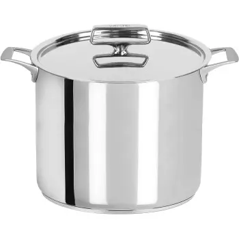 Cristel Stainless Steel Classic Base Stockpot + Lid - 9.5" 9 qt