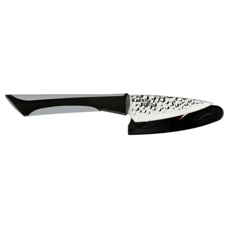 Kai Luna Paring Knife 3.5" w/Sheath and Soft-grip Handle - Pack of 3