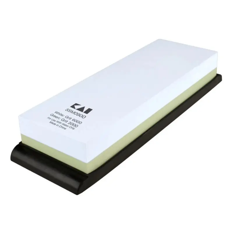 Shun Combination Whetstone w/ Rubber Base - 3000/6000 Grit Shun Combination Whetstone w/ Rubber Base - 3000/6000 Grit