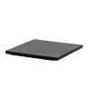 Creations Buffet Square Top Tier Tile 9 1/2 in x 9 1/2 in x 5/8 in Spire Onyx