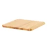 Creations Buffet Square inside Tile W Corner Cut Outs 9 1/2 in x 9 1/2 in x 5/8 in Spire Blonde