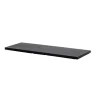 Creations Buffet Rectangular Connector Tile 24 in x 8 1/8 in x 5/8 in Spire Onyx