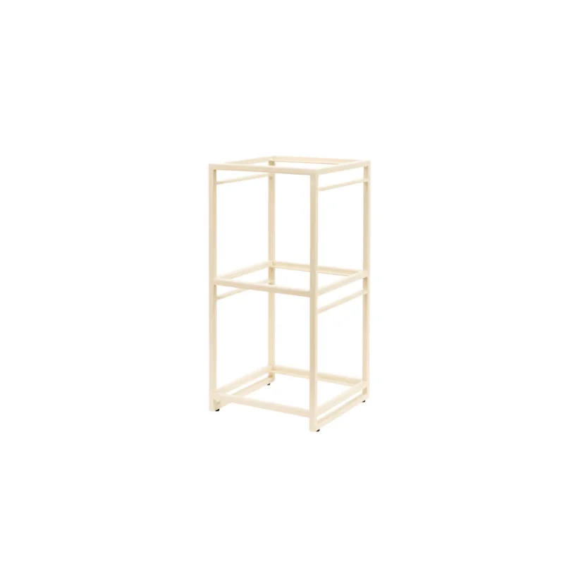 Creations Buffet Square Tiered Riser 9 1/2 in x 9 1/2 in x 19 1/2 in Spire Ivory Creations Buffet Square Tiered Riser 9 1/2 in x 9 1/2 in x 19 1/2 in Spire Ivory