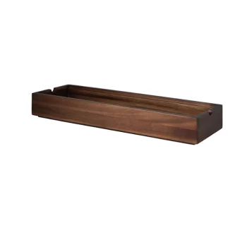 Creations Buffet Gastronorm 2/4 Box 21 7/8 in x 7 3/8 in x 3 in Pivot Dark Brown