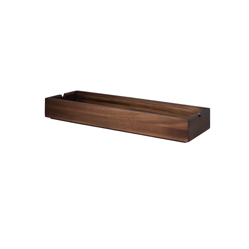 Creations Buffet Gastronorm 2/4 Box 21 7/8 in x 7 3/8 in x 3 in Pivot Dark Brown
