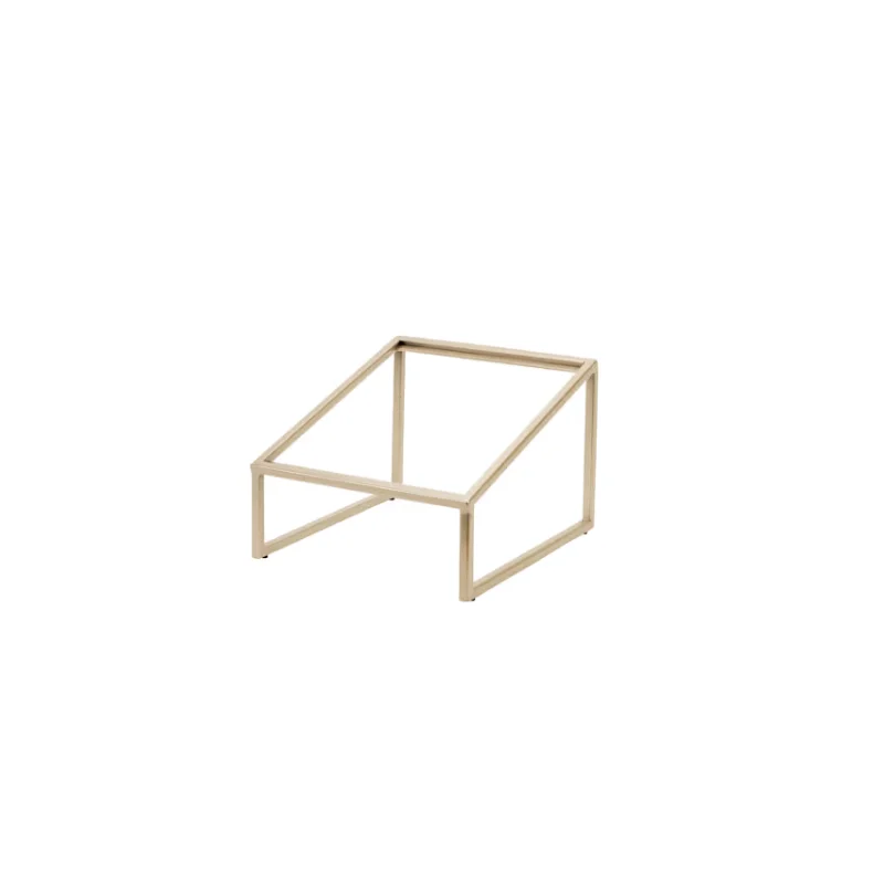 Creations Buffet Rectangle Angled Riser 13 7/8 in x 11 1/2 in x 8 1/2 in Pivot Champagne Creations Buffet Rectangle Angled Riser 13 7/8 in x 11 1/2 in x 8 1/2 in Pivot Champagne