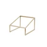 Creations Buffet Rectangle Angled Riser 13 7/8 in x 11 1/2 in x 8 1/2 in Pivot Champagne
