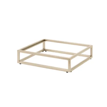 Creations Buffet Rectangle Riser 11 1/2 in x 13 7/8 in x 3 in Pivot Champagne