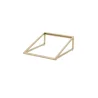Creations Buffet Rectangle Angled Riser 13 7/8 in x 11 1/2 in x 4 1/2 in Pivot Champagne