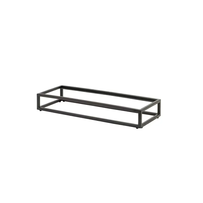 Creations Buffet Rectangle Riser 21 7/8 in x 7 3/8 in x 3 in Pivot Black